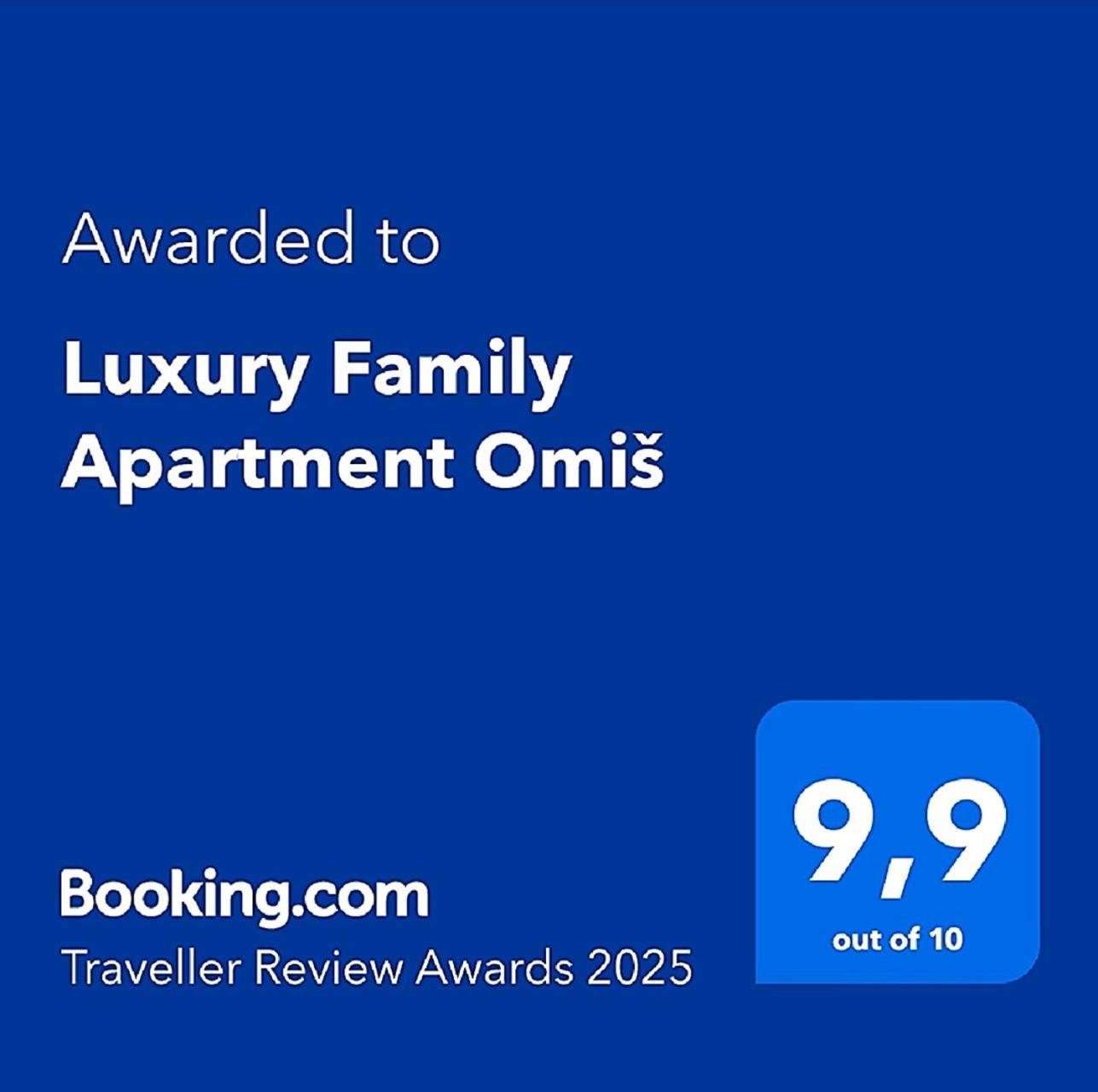 Luxury Family Apartment Omis Exterior photo